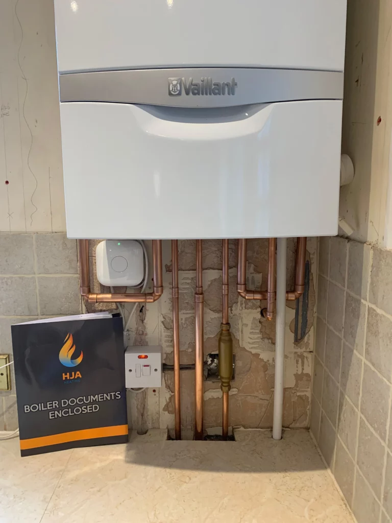 Professional vaillant boiler installation